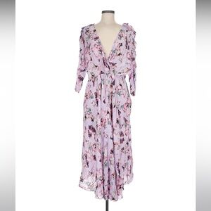 IRO Lavender Floral Long Sleeve Dress